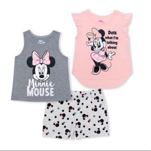 Disney Minnie Mouse Cute 3 piece set outfit